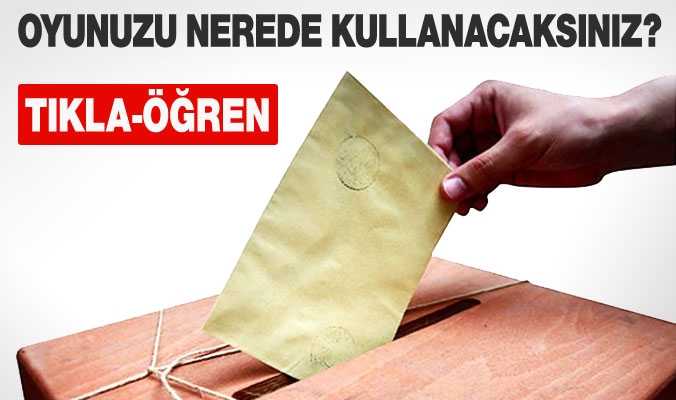 Nerede Oy Kullanacağım? Tıkla - Öğren