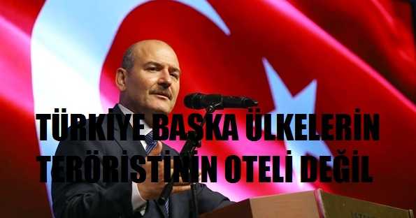 Bakan Soylu: Başka Ülkenin Teröristine Vatandaşlık Veremem