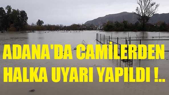 Adana'da Camilerden Halka Uyarı Yapıldı