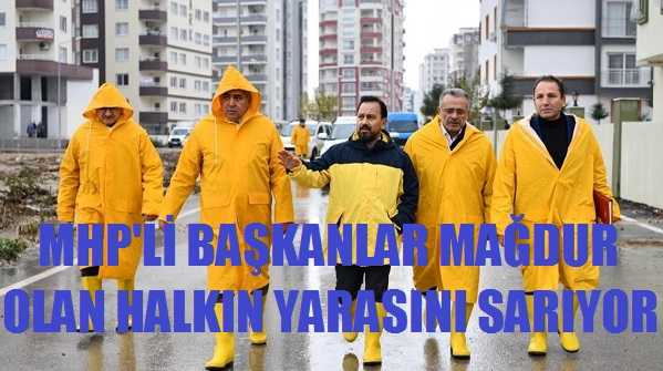 MHP'li Başkanlar Mağdur Olan Halkın İhtiyaçlarını Karşılıyor