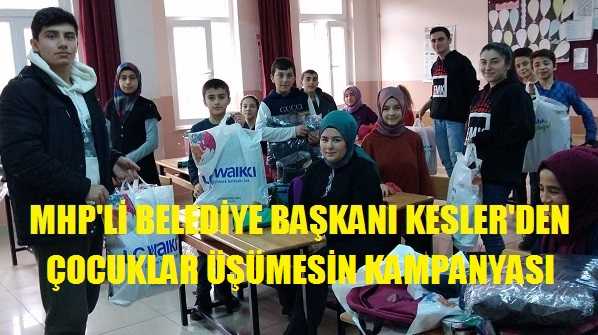 MHP'li Belediye Başkanından Çocuklar Üşümesin Kampanyası