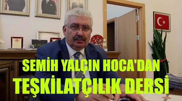 MHP'li Yalçın İle Ülkücülük Teşkilatçılık ve MHP Üzerine