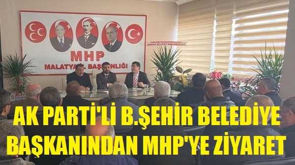 Ak Parti'li Büyükşehir Belediye Başkanından MHP'ye Ziyaret