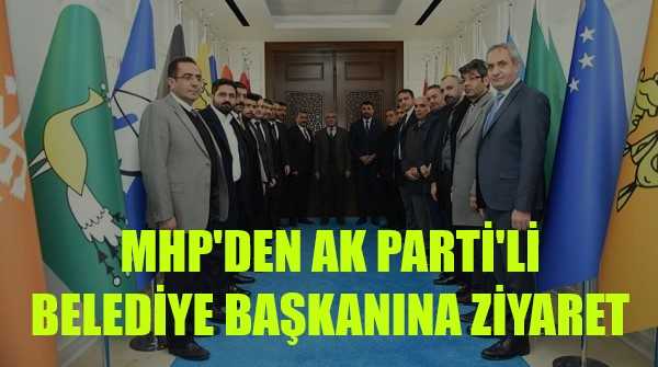 MHP'den Ak Parti'li Belediye Başkanına Ziyaret