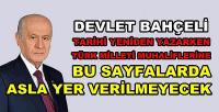 Bahçeli: Türk Milleti Muhaliflerine Sayfada Yer Verilmeyecek